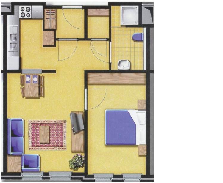 Indeling assistentiewoning